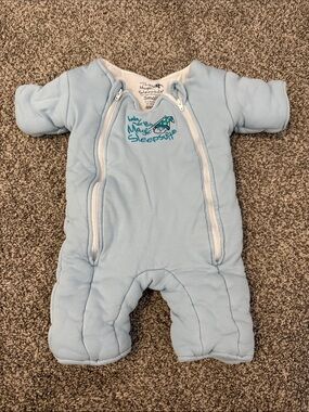 Baby Merlin’s Magic Sleepsuit Light Blue One-Piece